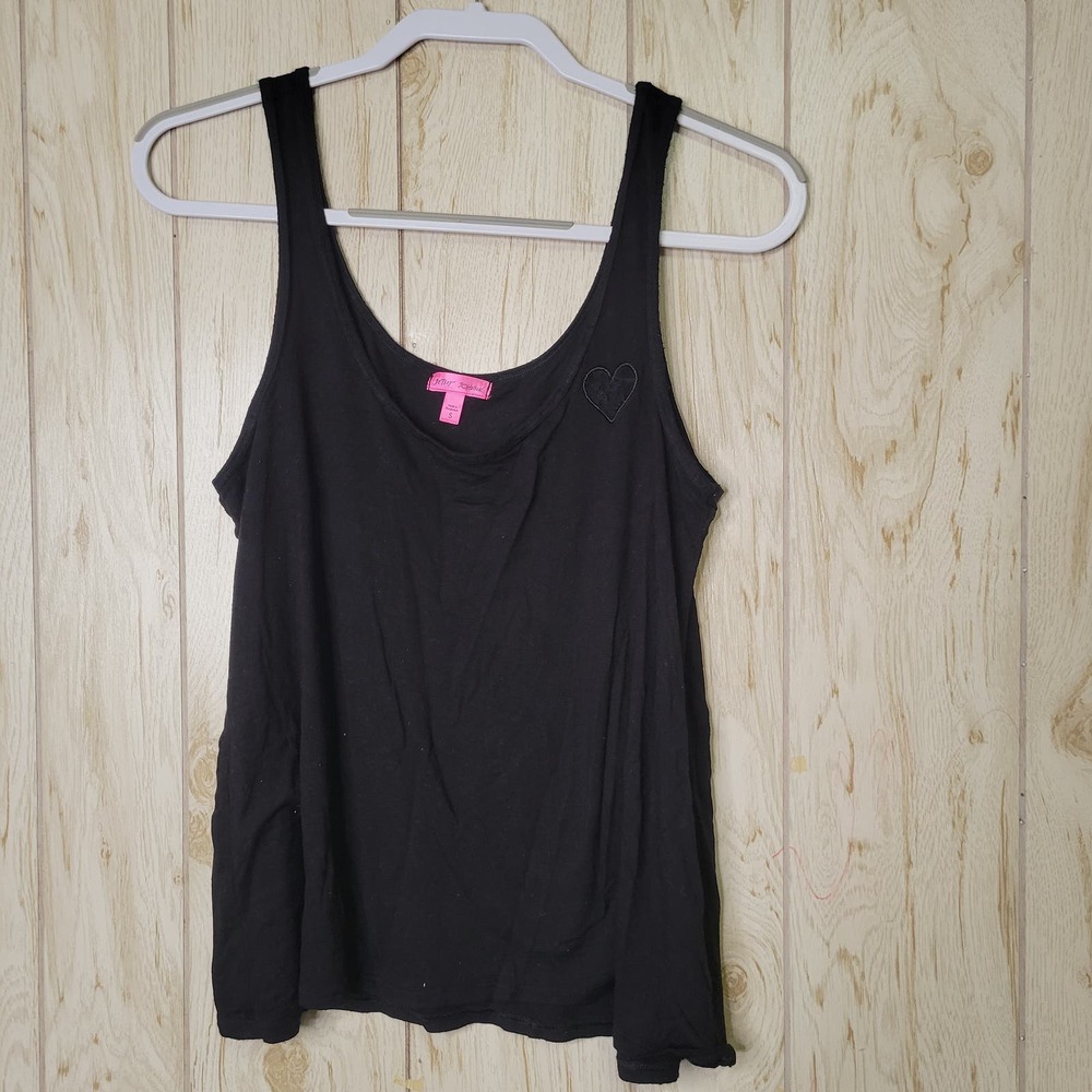 ❤️Betsy Johnson Black Tank Top S